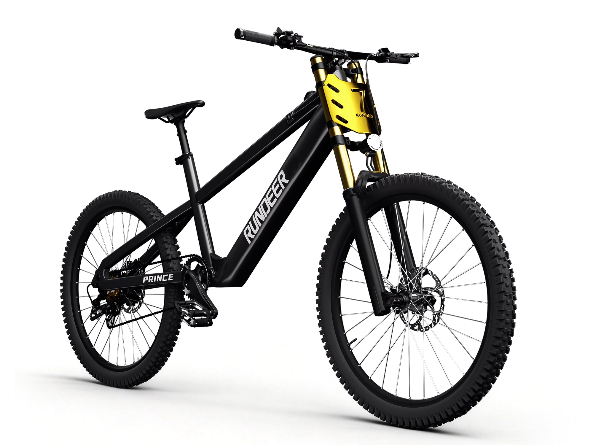 RUNDEER Prince Kids Electric Bike, Black RUNDEER Prince Kids Electric Bike, Black