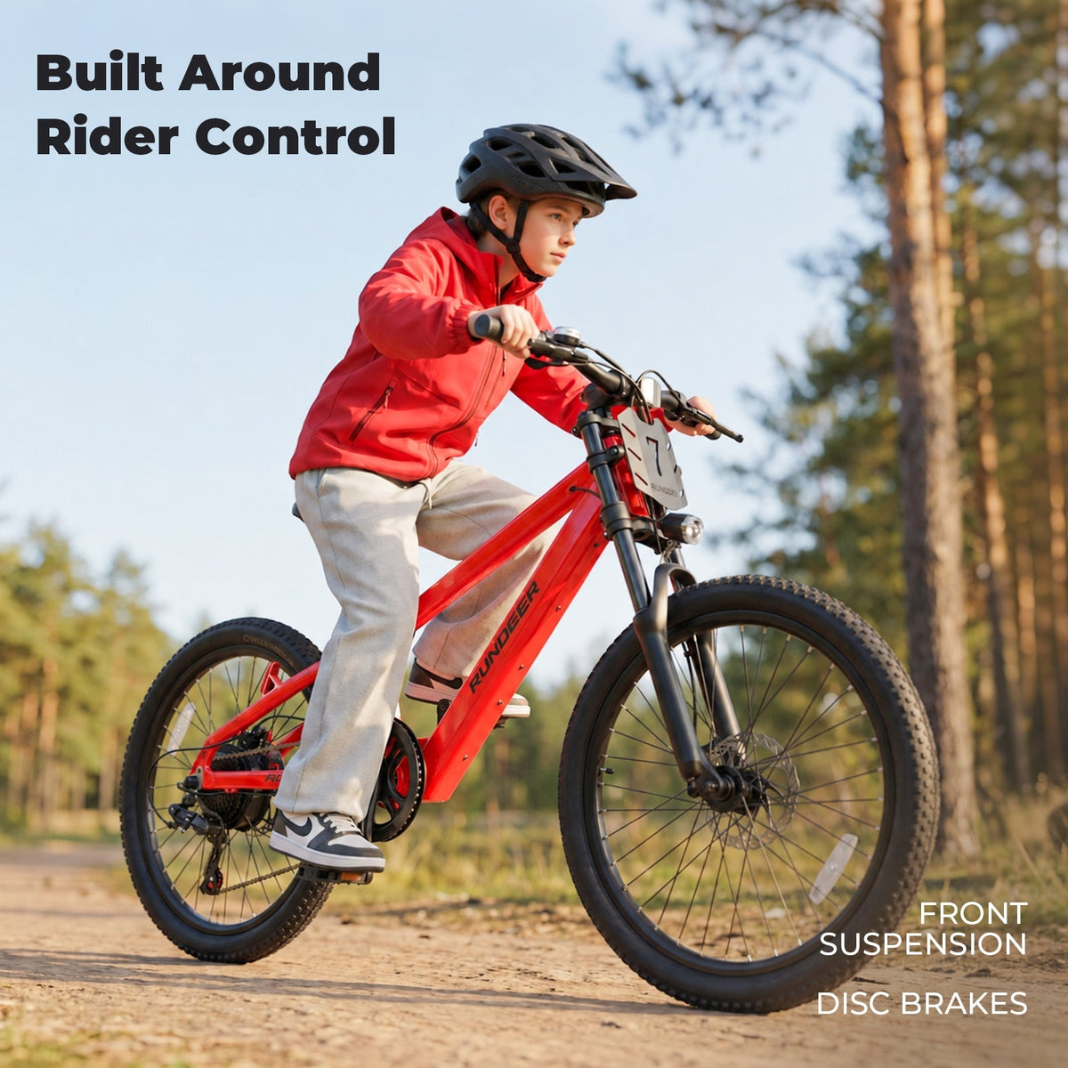 PRE-ORDER — Prince 20" Kids E-Bike, Ages 8+, Fits 4'3"–5'7" | Expected to Ship October 20 Rundeer