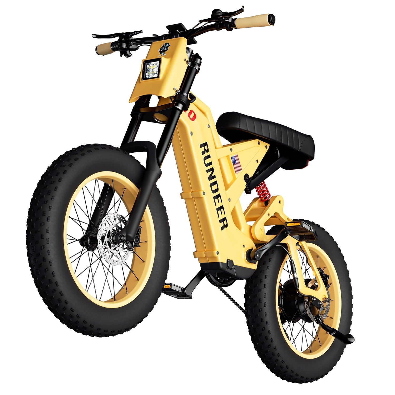 Electric Bike for Adults, E-bikes use 1200W Bafang Motor, Electric Motorcycle with Samsung 960Wh Battery, 80mi Range, Hydraulic Disc Brakes,20x4"Fat Tire, UL2271/2849 Certified Rundeer