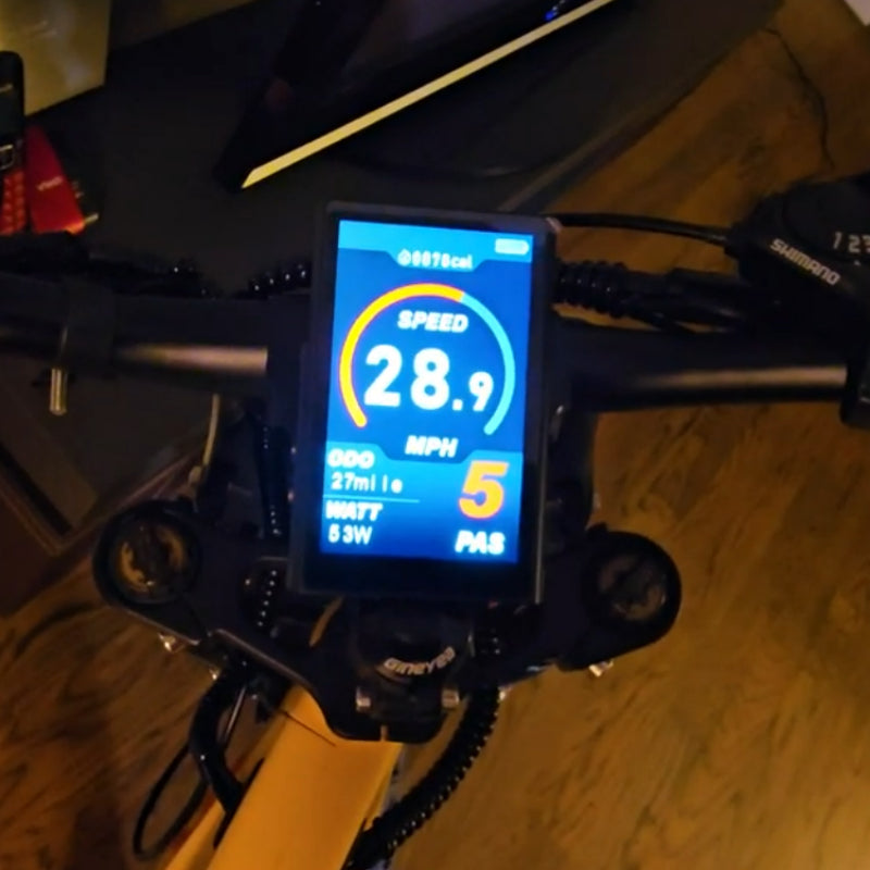 lcd display - rundeer ebike