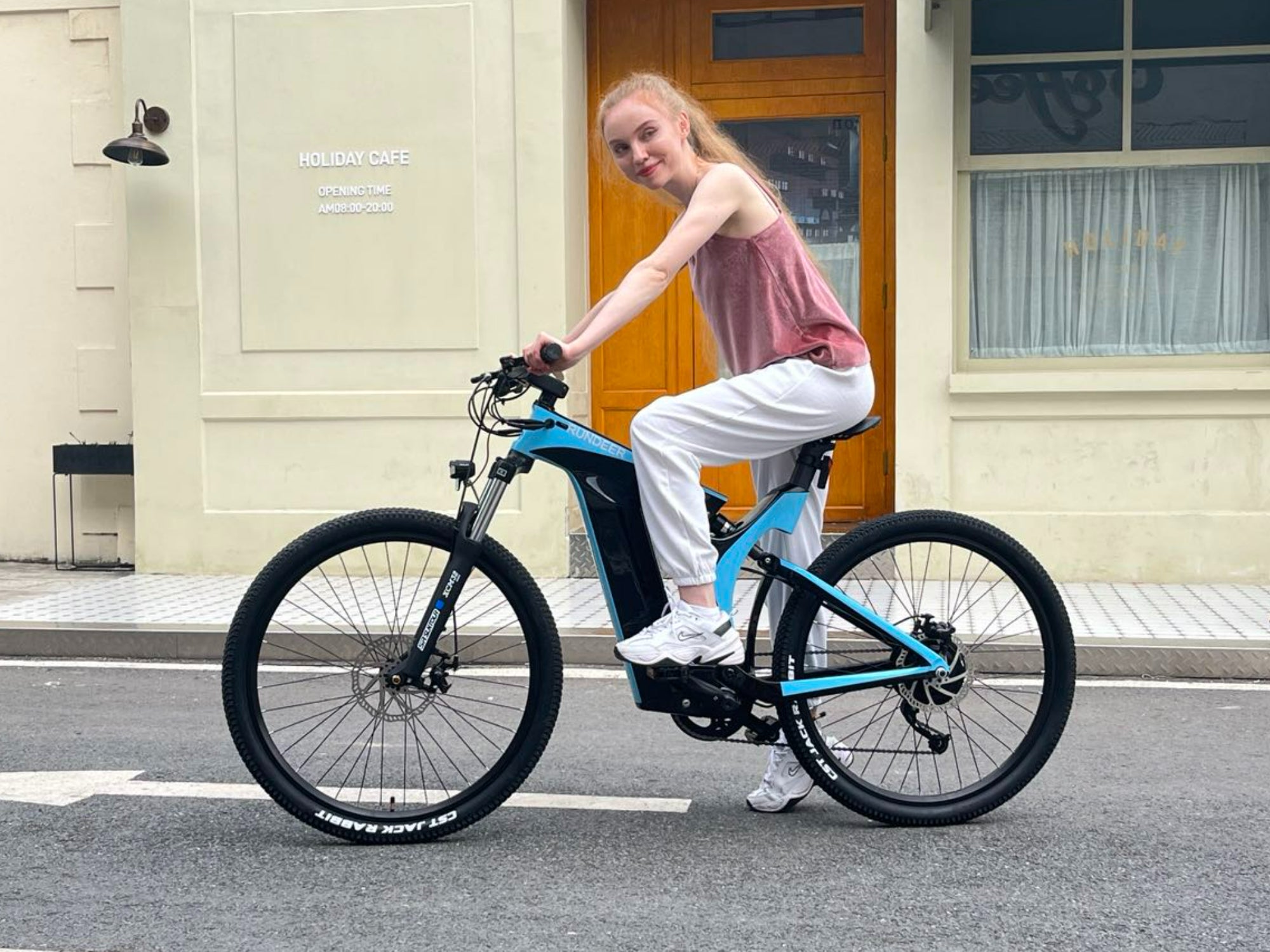 Rundeer Starry Sky UD Carbon Fiber Electric Bike Rundeer