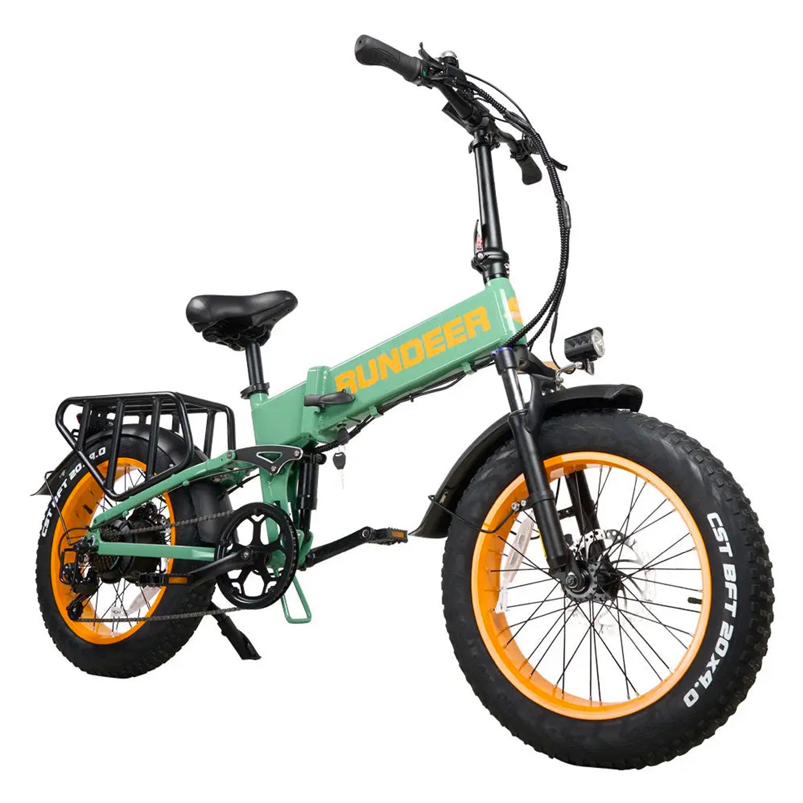 Folding E-Bike Hummer HP Fat Tire Green