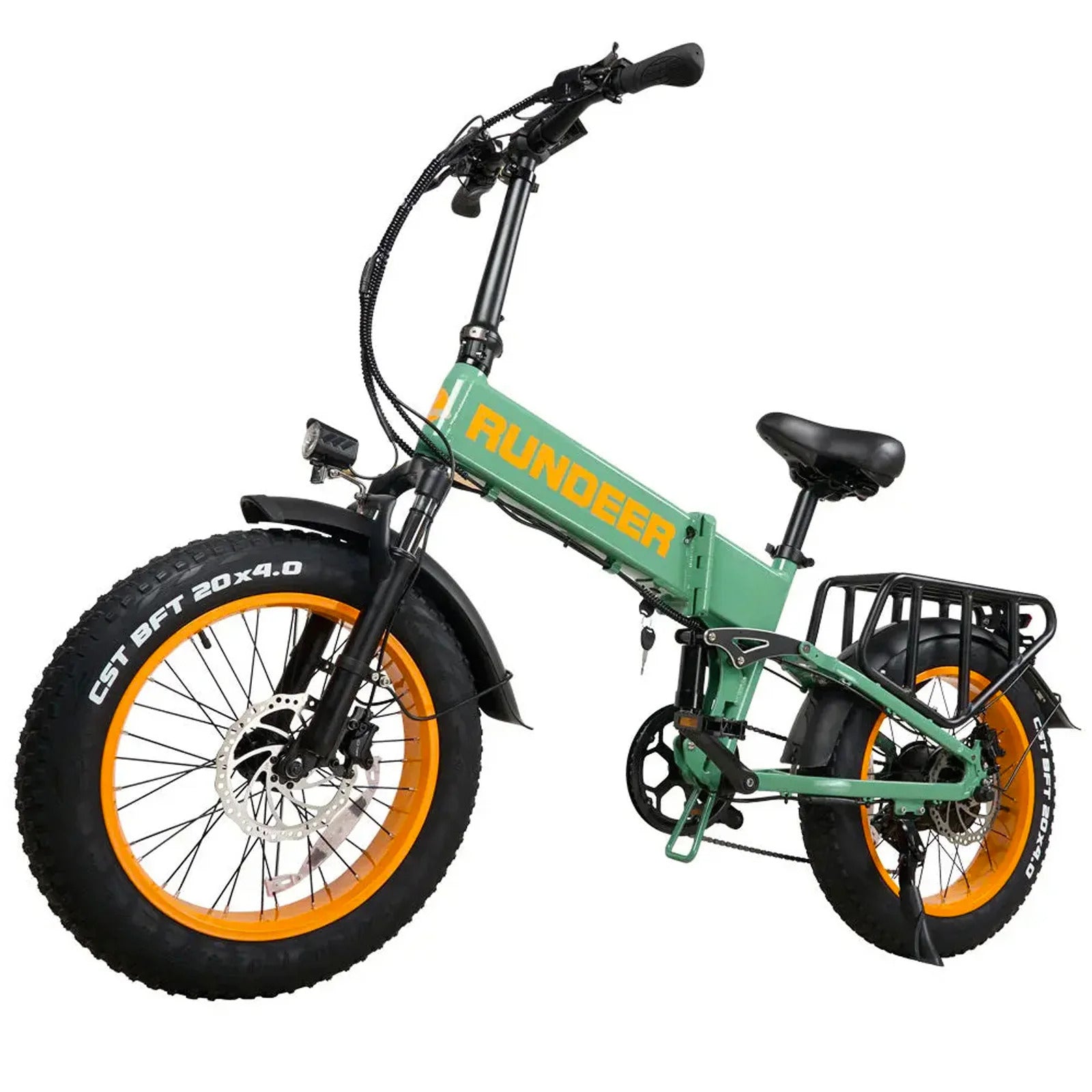 Experience the ultimate freedom with the Rundeer Hummer HP Folding Electric Bike. This versatile and powerful e-bike boasts an impressive long-range capability, allowing you to explore farther and ride longer without worrying about battery life.