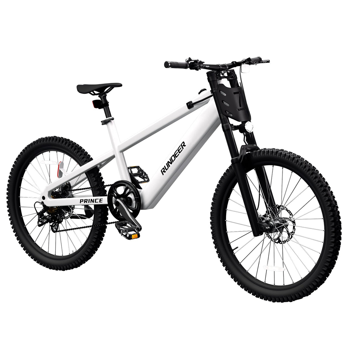 Prince 20" Kids E-Bike, Ages 8+, Fits 4'3"–5'7" Rundeer