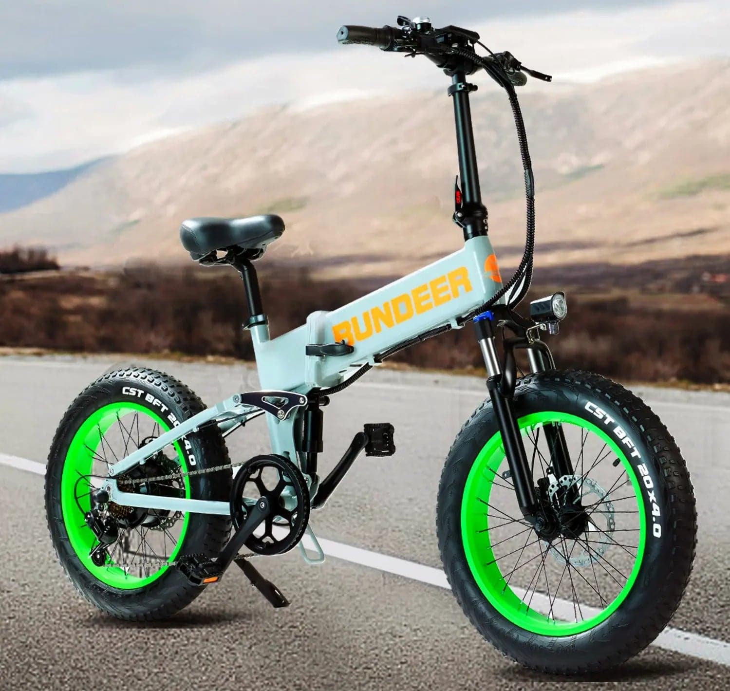 RUNDEER Hummer Folding Ebike, innovative design