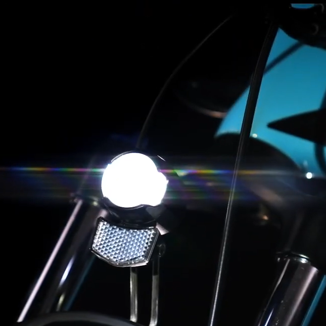 Rundeer Carbon Fiber eBike- Bright LED Headlight