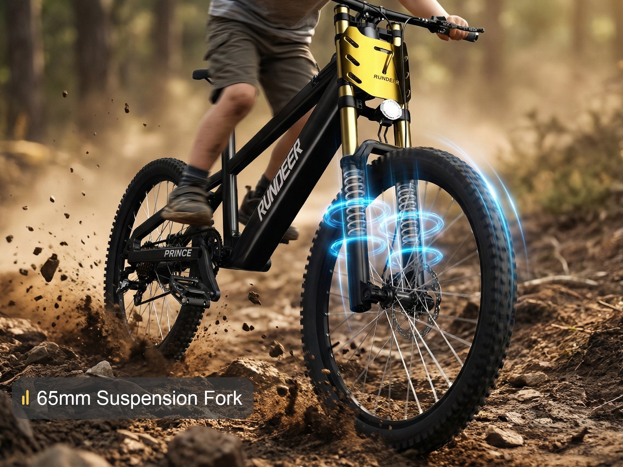 RUNDEER Prince Kids Electric Bike Rundeer