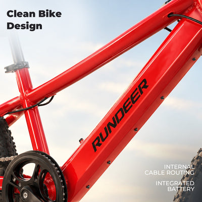 PRE-ORDER — Prince 20" Kids E-Bike, Ages 8+, Fits 4'3"–5'7" | Expected to Ship October 20 Rundeer