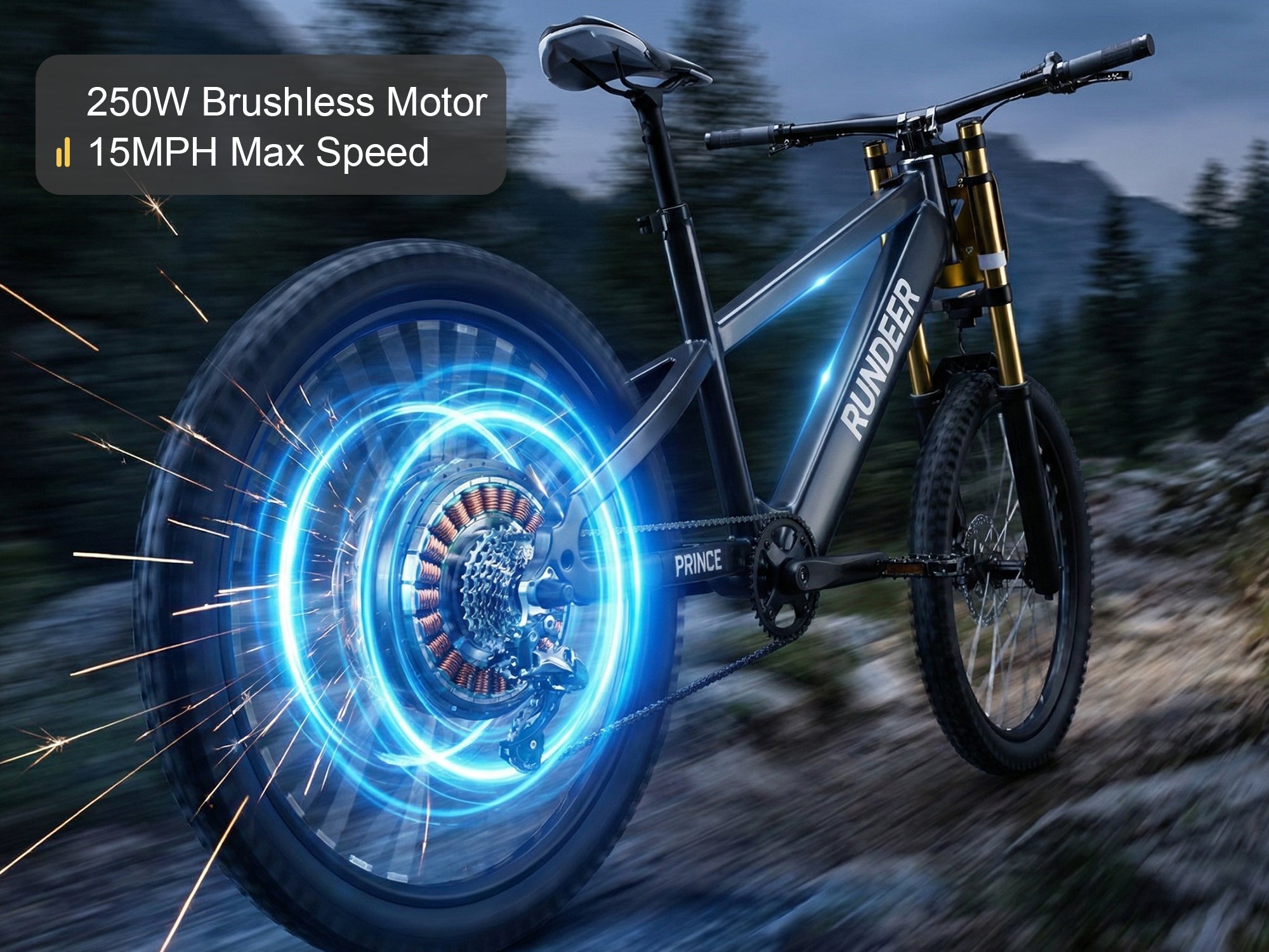 RUNDEER Prince Kids Electric Bike Rundeer