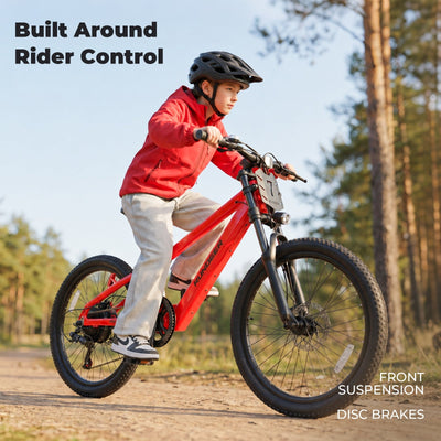 PRE-ORDER — Prince 20" Kids E-Bike, Ages 8+, Fits 4'3"–5'7" | Expected to Ship October 20 Rundeer