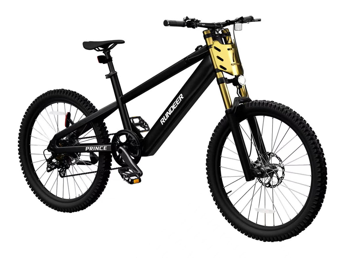 Prince 20" Electric Bike for Kids Ages 8+, Fits 4'3"–5'7" (130-170cm)
