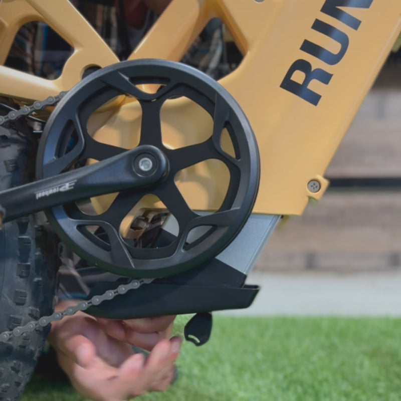 Removable battery-  rundeer attack10 ebike