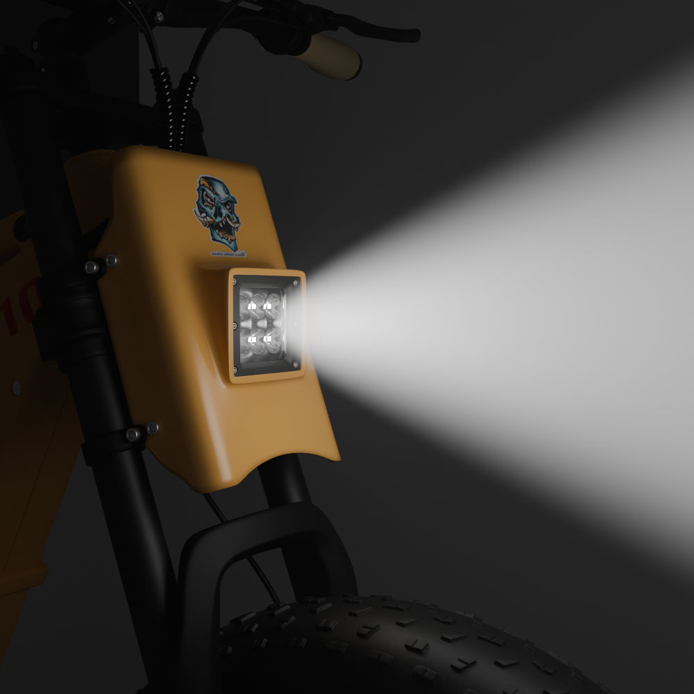 led headlight - rundeer ebike