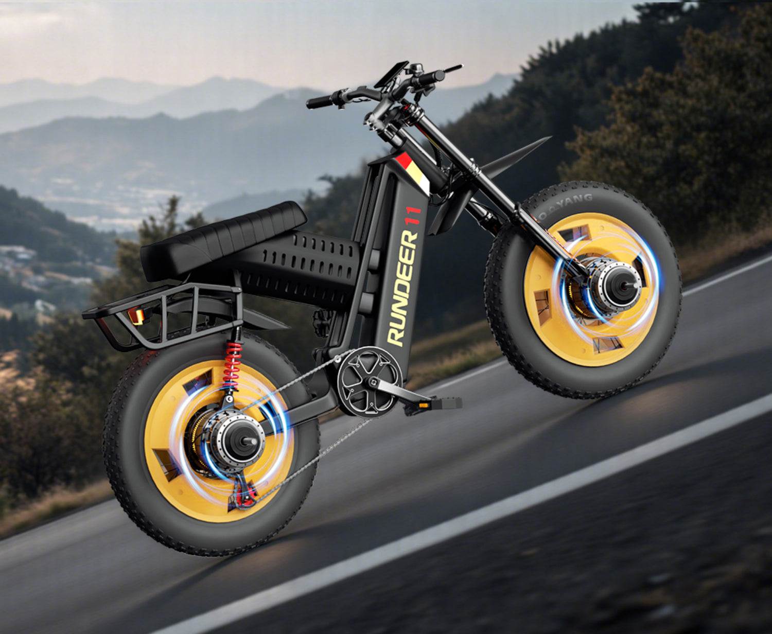 dual motor awd ebike - rundeer attack11