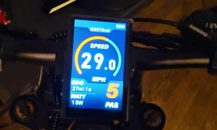 Multifunctional LCD Display-  rundeer off road ebike