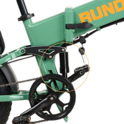 Rundeer Ebike Rear Shock Absorber Closeup