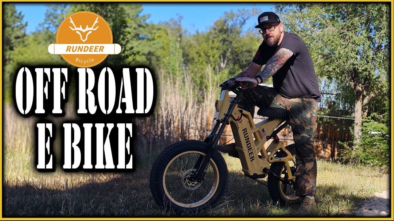 rundeer off road ebike review - up to 32 mph