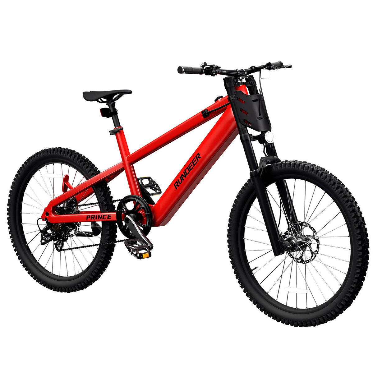 Prince 20" Kids E-Bike, Ages 8+, Fits 4'3"–5'7" Rundeer