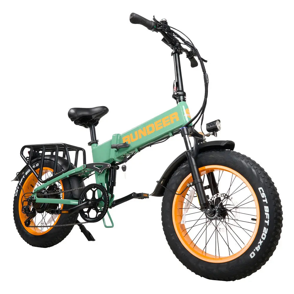 Hummer Ebike (Upgrade) RundeerExperience the ultimate freedom with the Rundeer Hummer HP Folding Electric Bike. This versatile and powerful e-bike boasts an impressive long-range capability, allowing you to explore farther and ride longer without worrying about battery life.